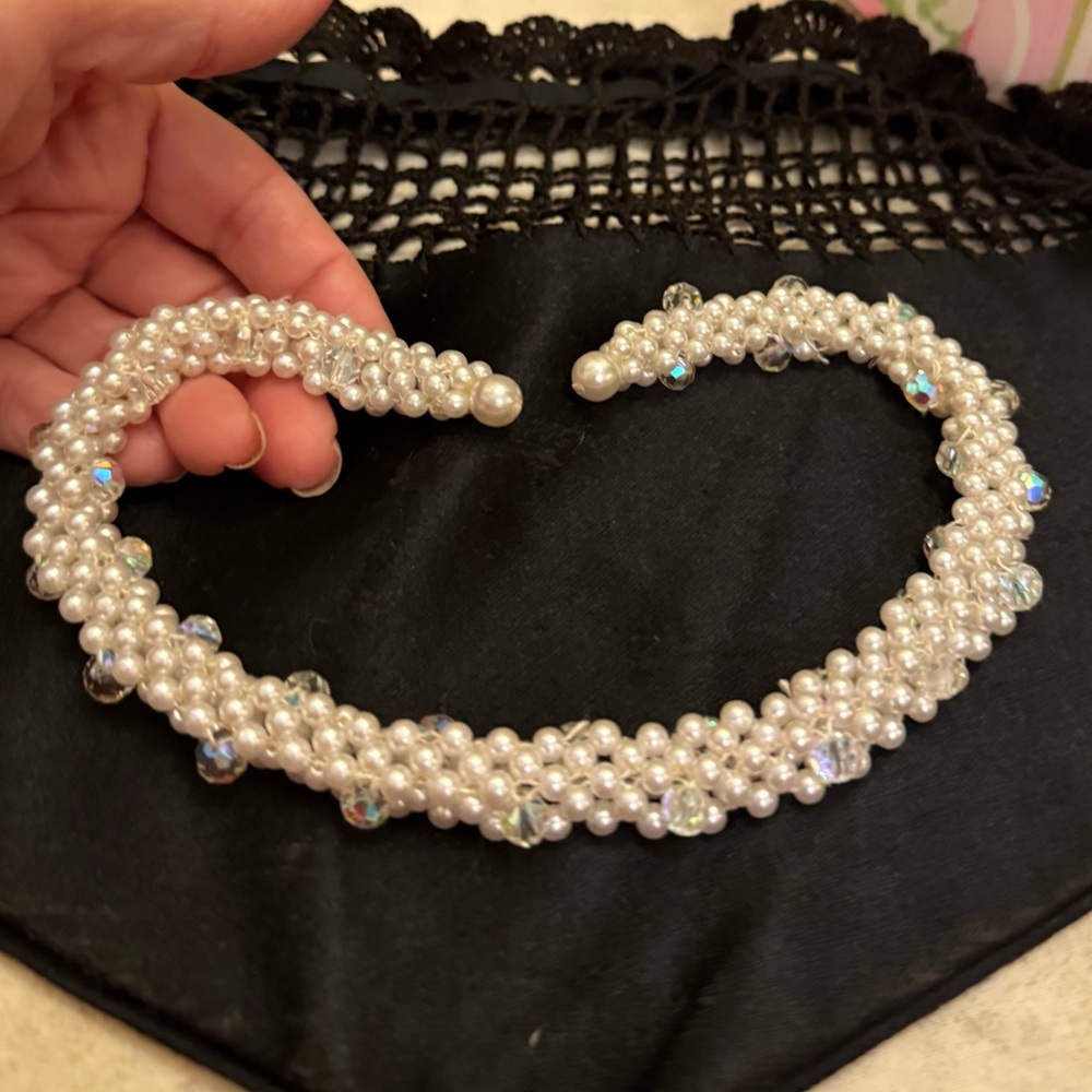 Vintage Neck Piece Collar Custom Made Braided Dress Adornment